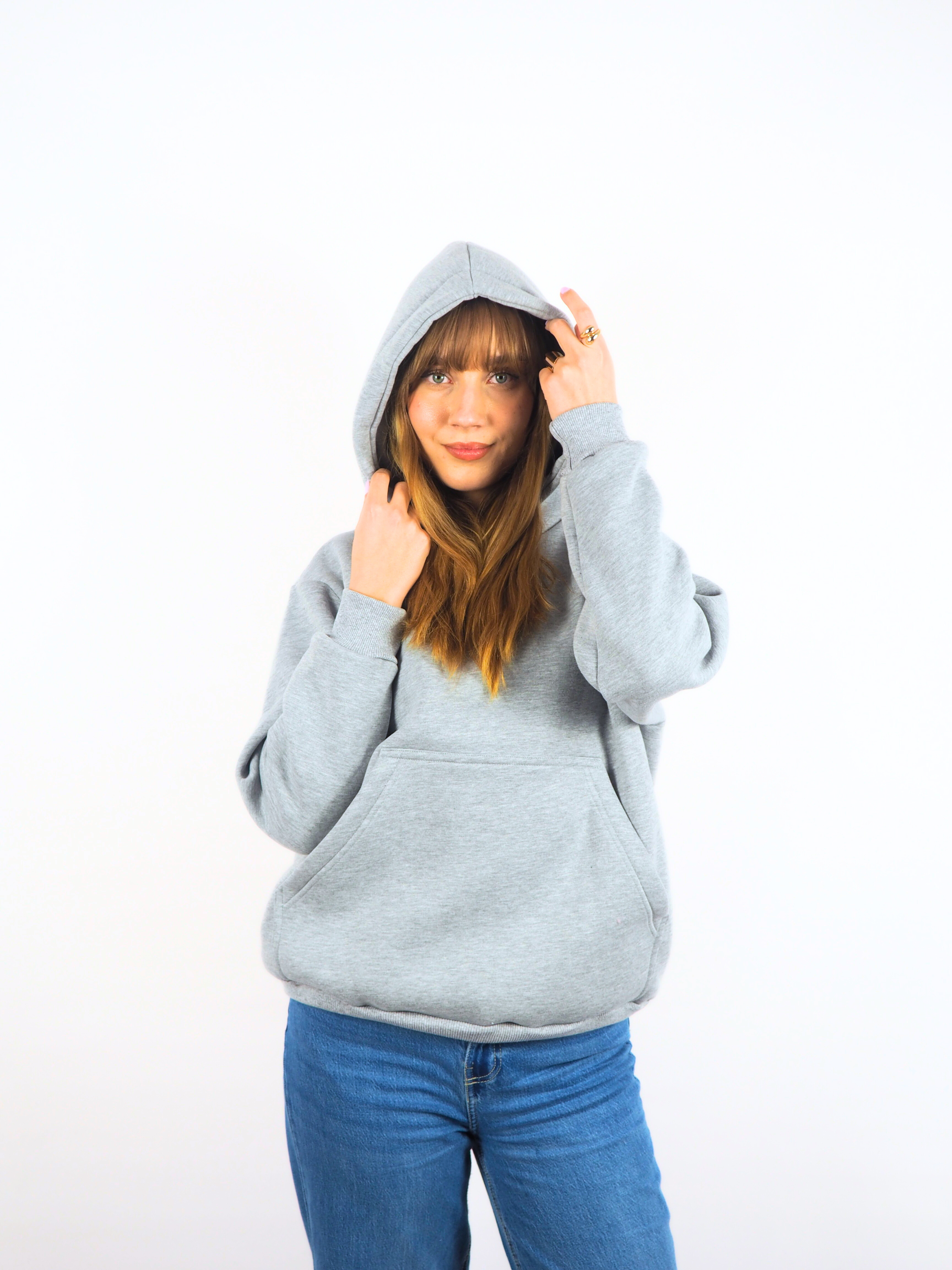 HOODLOOSE HOODIE REGULAR - LIGHT GREY
