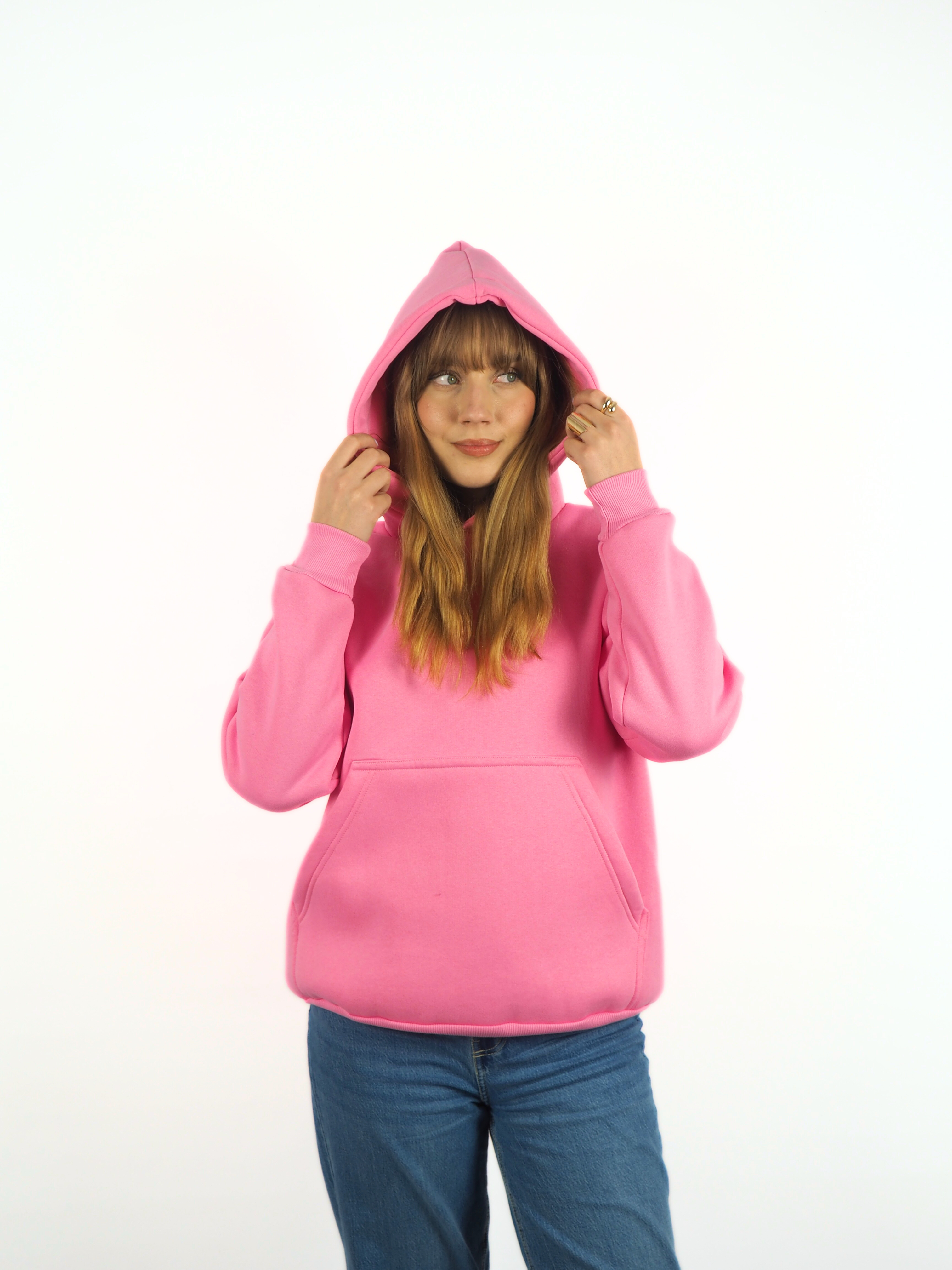 HOODLOOSE HOODIE REGULAR - PINK