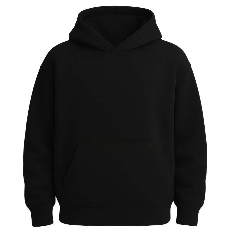HOODLOOSE HOODIE OVERSIZE - BLACK