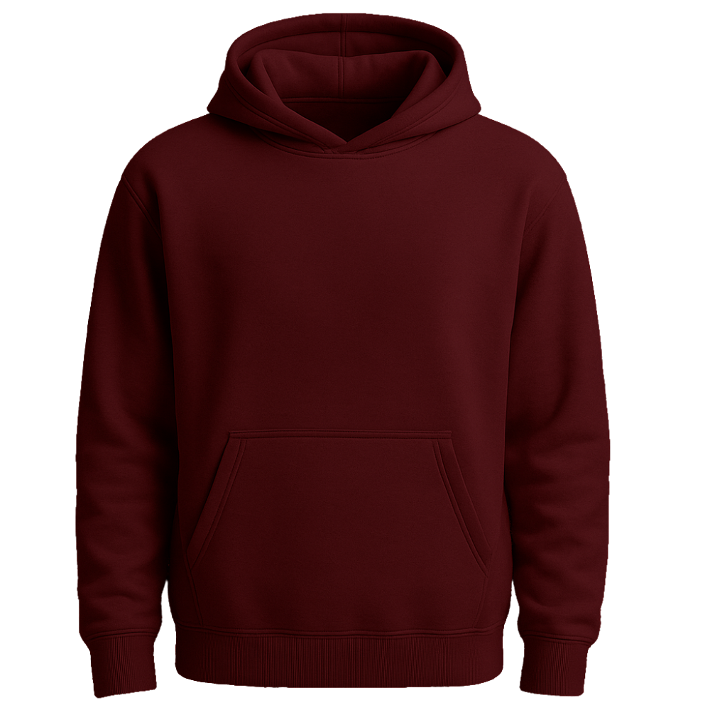 HOODLOOSE HOODIE REGULAR - BURGUNY