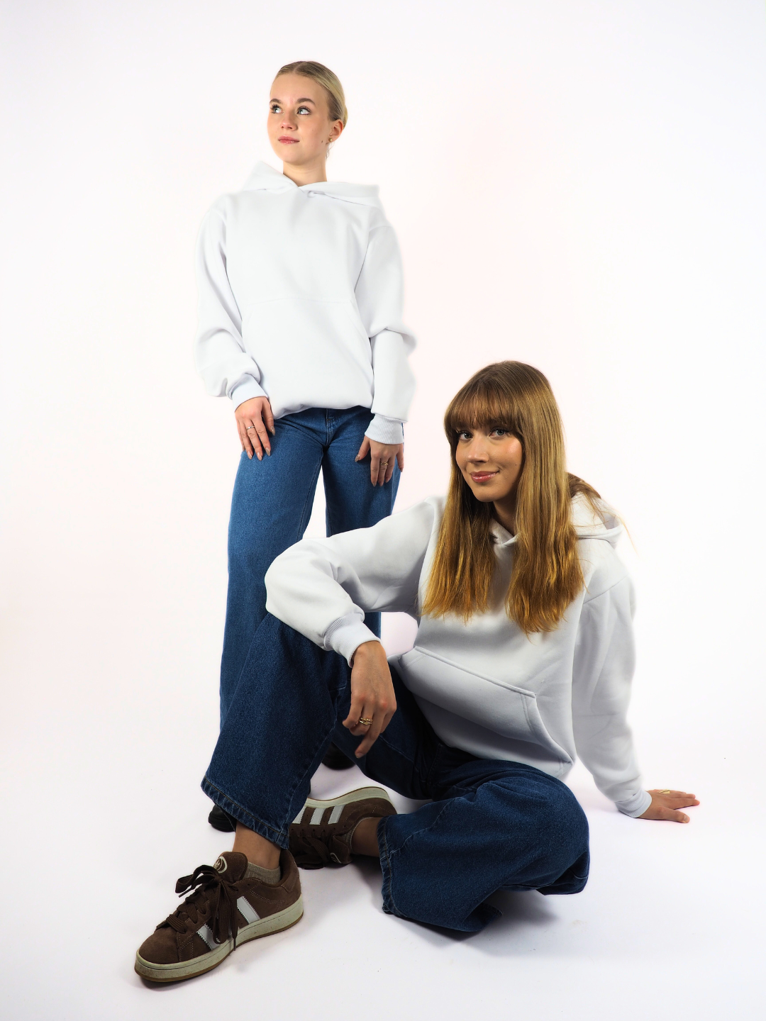 HOODLOOSE HOODIE OVERSIZE - WHITE