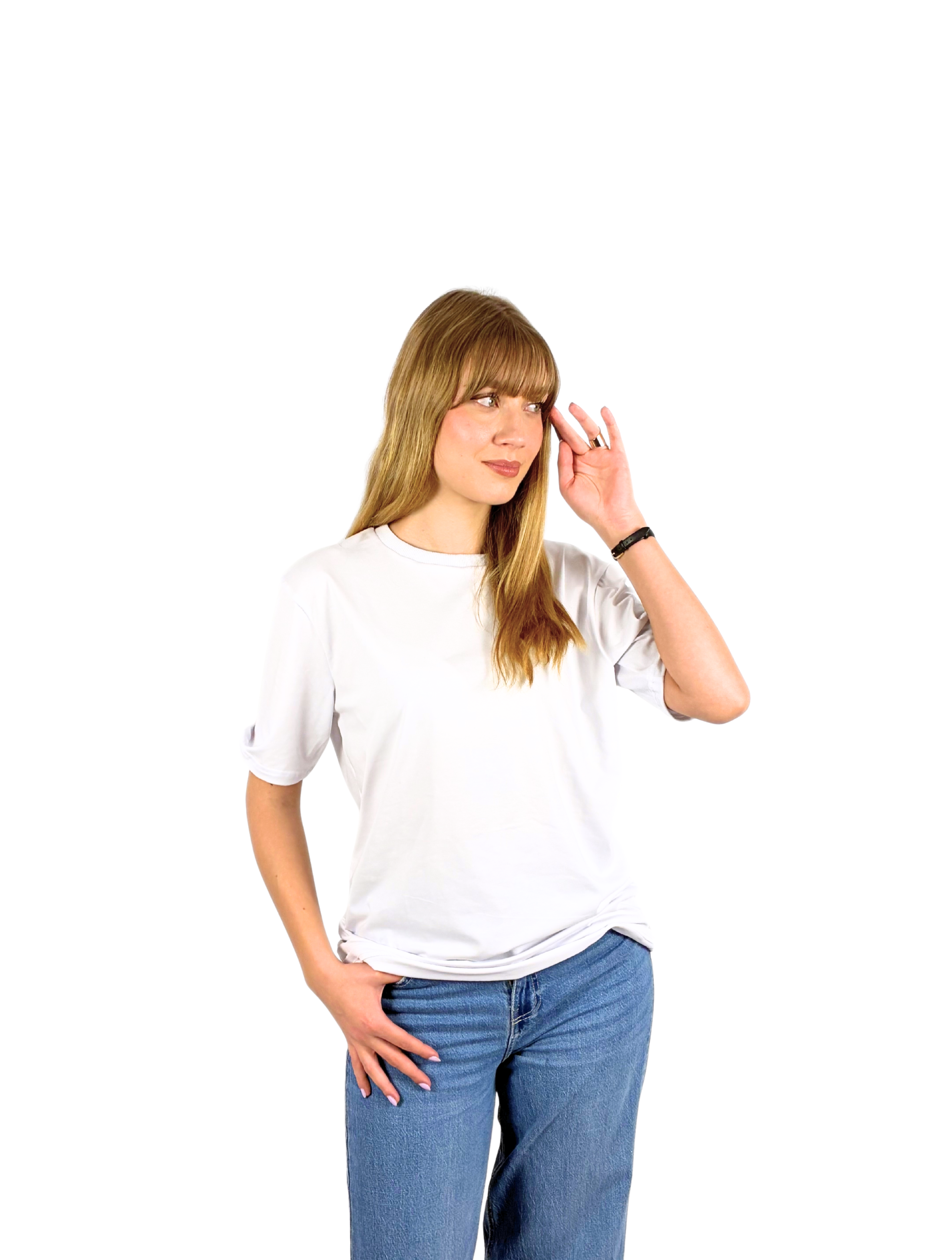 HOODLOOSE T-SHIRT OVERSIZE - WHITE